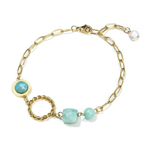 Rosenquarz-Edelstein-Kette | Rosenquarz-Edelstein-Halskette