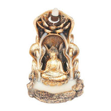 Lade das Bild in den Galerie-Viewer, backflow_burner_incense_dhoop_cones_rueckfluss_raeucher_buddha_bronze_luxemburg_luxembourg