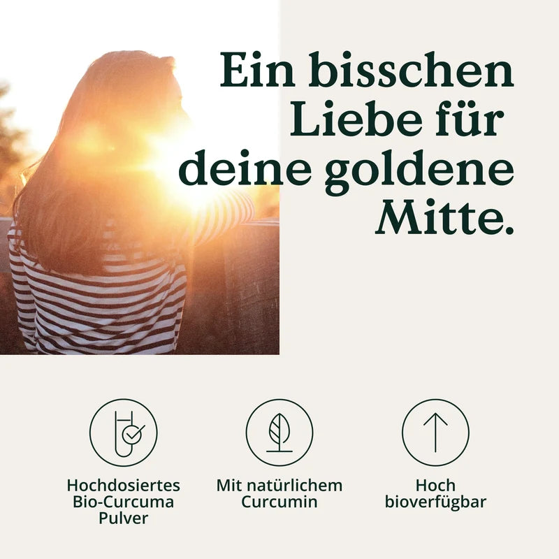 Nature Love Bio Curcuma 180 Kapseln - Hochdosierter Bio Kurkuma Extrakt aus Luxemburg