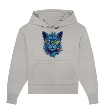 Charger l'image dans la galerie, CBC - Blue Russian Cat 420 - Organic Oversize Hoodie