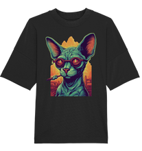Lade das Bild in den Galerie-Viewer, CBC - Sphynx Cat 420 - Organic Oversize Shirt