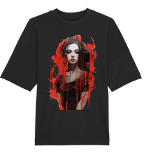 Load image into Gallery viewer, CBC - Distorted Splatter Girl - Organic Oversize Shirt