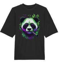 Lade das Bild in den Galerie-Viewer, CBC - Smoking Panda 420 - Organic Oversize Shirt