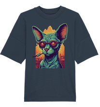 Load image into Gallery viewer, CBC - Sphynx Cat 420 - Organic Oversize Shirt
