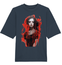 Load image into Gallery viewer, CBC - Distorted Splatter Girl - Organic Oversize Shirt