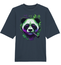 Load image into Gallery viewer, CBC - Smoking Panda 420 - Organic Oversize Shirt
