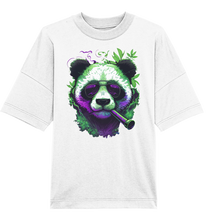 Load image into Gallery viewer, CBC - Smoking Panda 420 - Organic Oversize Shirt
