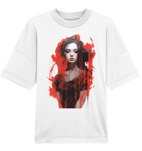 Load image into Gallery viewer, CBC - Distorted Splatter Girl - Organic Oversize Shirt