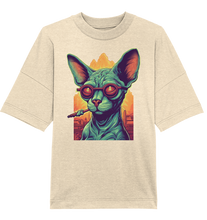 Lade das Bild in den Galerie-Viewer, CBC - Sphynx Cat 420 - Organic Oversize Shirt
