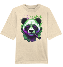 Lade das Bild in den Galerie-Viewer, CBC - Smoking Panda 420 - Organic Oversize Shirt