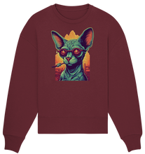 Load image into Gallery viewer, CBC - Sphynx Cat 420 - Organic Oversize Sweatshirt
