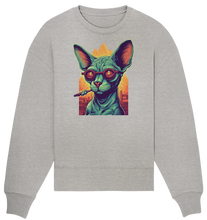 Lade das Bild in den Galerie-Viewer, CBC - Sphynx Cat 420 - Organic Oversize Sweatshirt