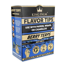 Load image into Gallery viewer, king-palm_flavor-tips_berry-terps_terpene-infused_filters_squeeze-and-pop_luxemburg_luxembourg
