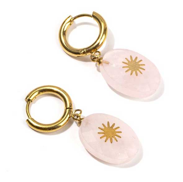ohrringe_earrings_gold_rosequarz_rosenquarz_sonne_sun_edelsteine_gemstones_luxemburg_luxembourg
