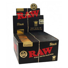 Load image into Gallery viewer, raw_black_classic_kingsize_papers_thin_thinnest_rolling_smoke_luxemburg_luxembourg