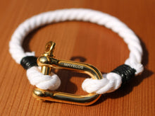 Charger l'image dans la galerie, Hemp_Jewellery_Bracelets_Hanfschmuck_Armband_Bijoux_De_Chanvre_Lux_premium_gold_white