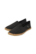 Load image into Gallery viewer, Hemp_clothing_wear_fashion_Slipper_comfy_black_schwarz_blue_Luxembourg
