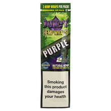 Load image into Gallery viewer, Juicy_Jays_Hemp_blunts_Paper_Natural_2Pack_Wraps_Roll_cbd-lux_cbdluxembourg-cbd-shop_cbd-Store_cbd-Supermarkt-purple_v1