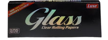 Load image into Gallery viewer, Luxe_Glass_Transparent_Leaves_King_Size_papers_vegan_naturally_clear-luxembourg