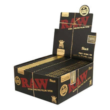 Lade das Bild in den Galerie-Viewer, Raw_Black_papers_Classic_Kingsize_Slim_thin_luxembourg_Pure_CBD-Lux