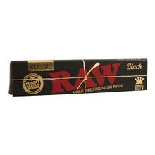 Lade das Bild in den Galerie-Viewer, Raw_Black_papers_Classic_Kingsize_Slim_thin_luxembourg_Pure_CBD-Lux