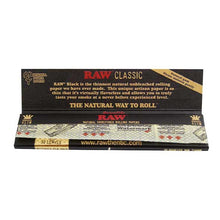 Lade das Bild in den Galerie-Viewer, Raw_Black_papers_Classic_Kingsize_Slim_thin_luxembourg_Pure_CBD-Lux