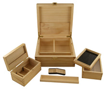 Load image into Gallery viewer, Wood_Box_TRAY__FLIP_stashbox_Rolling_Stonerbox_aufbewahrung_cbd-store_cbd-shop_cbd-Luxembourg_Rolling_supreme_cannabis_box-Magnetic_G5