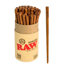 Load image into Gallery viewer, raw-wood-pokers-holz-113mm-small-size-smoking-rolling
