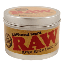 Lade das Bild in den Galerie-Viewer, raw_candle_rawtural_scent_with_hemp_seed_oil_terpenes_smoke_smoking_kerze_bougie_natural_soy_wax_2