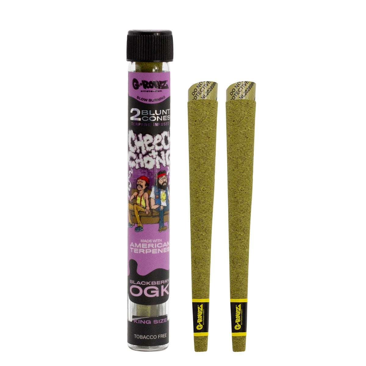 G-Rollz Cheech & Chong Terpene Infused Blunt Cones Blackberry OGK