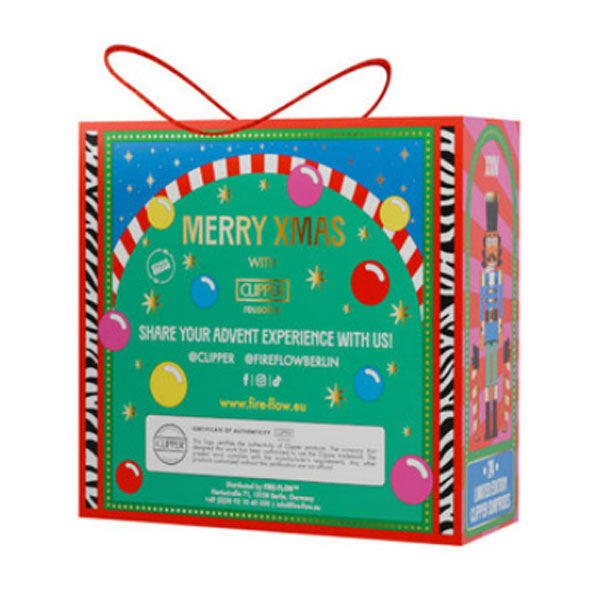 Limitierte Sammler-Edition des Clipper Adventskalenders mit weihnachtlichem Design
