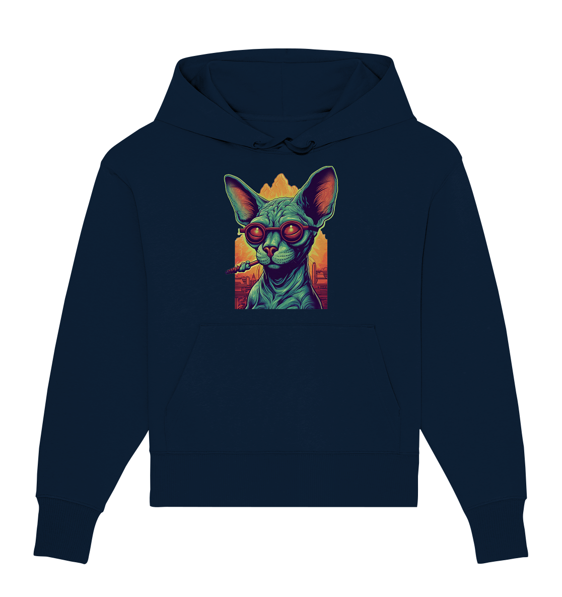 CBC - Sphynx Cat 420 - Organic Oversize Hoodie