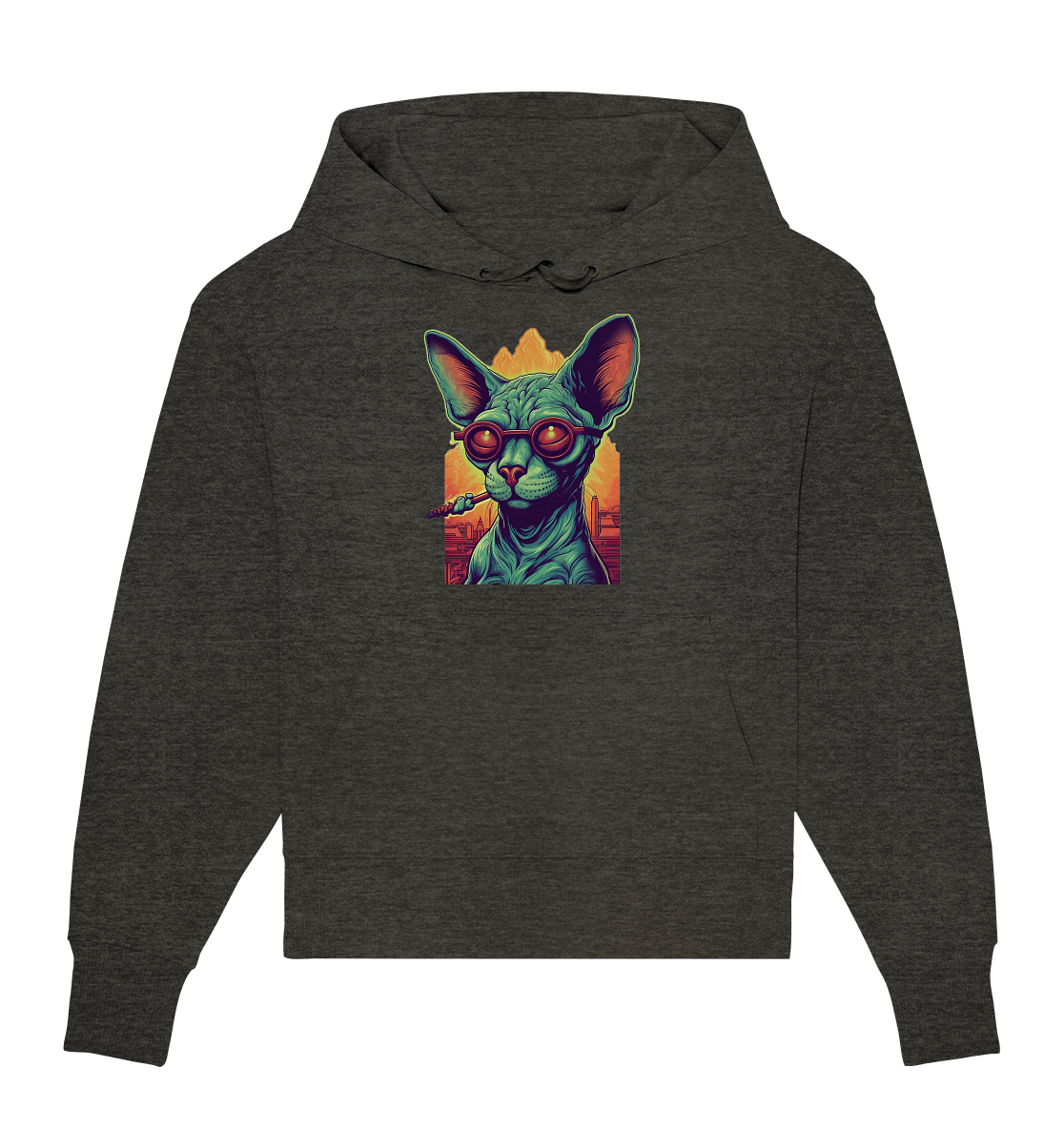 CBC - Sphynx Cat 420 - Organic Oversize Hoodie