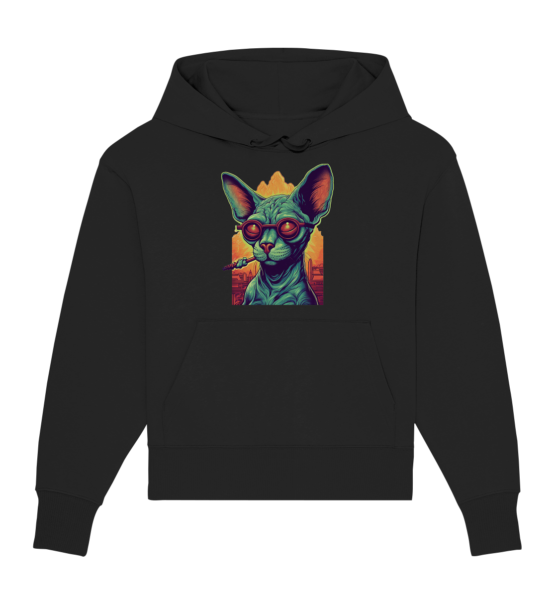 CBC - Sphynx Cat 420 - Organic Oversize Hoodie