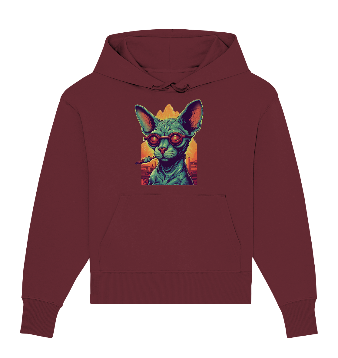 CBC - Sphynx Cat 420 - Organic Oversize Hoodie