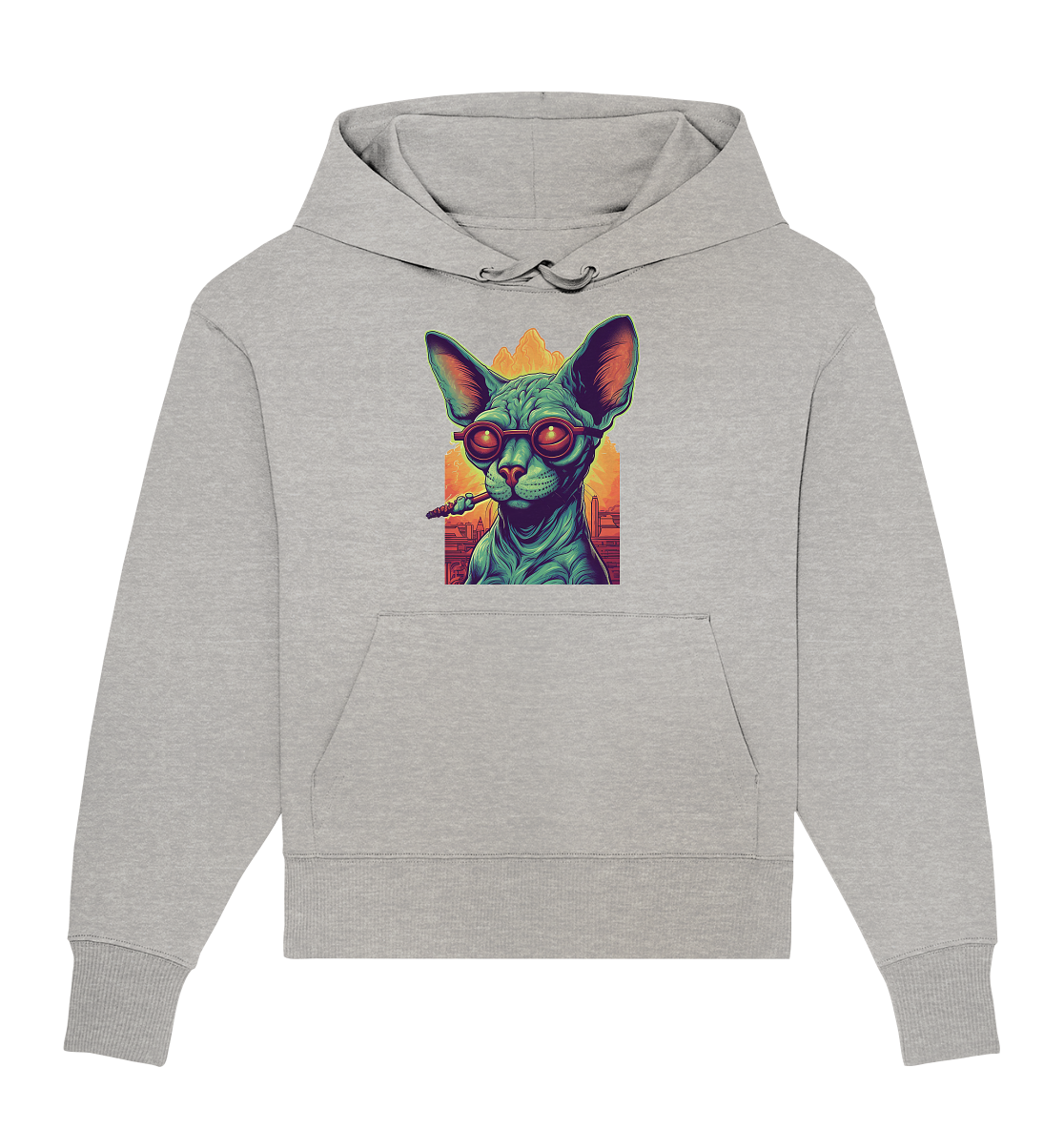 CBC - Sphynx Cat 420 - Organic Oversize Hoodie