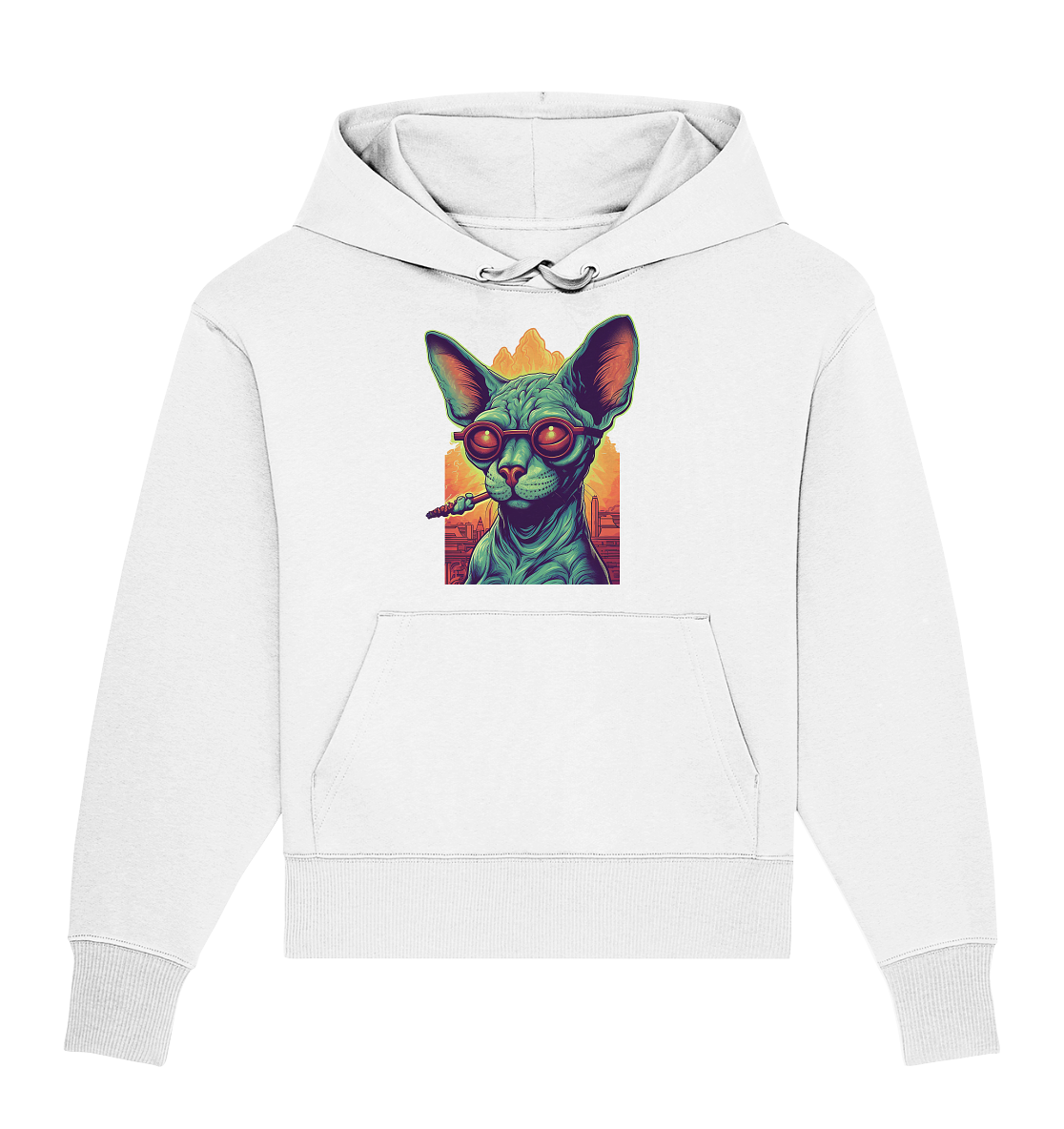 CBC - Sphynx Cat 420 - Organic Oversize Hoodie