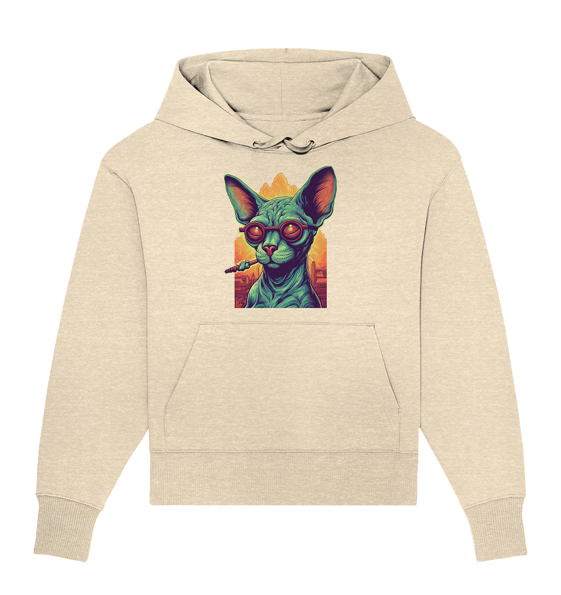 CBC - Sphynx Cat 420 - Organic Oversize Hoodie