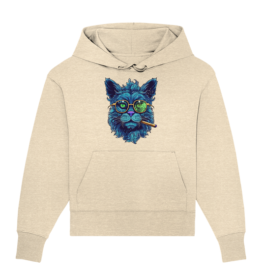 CBC - Blue Russian Cat 420 - Organic Oversize Hoodie