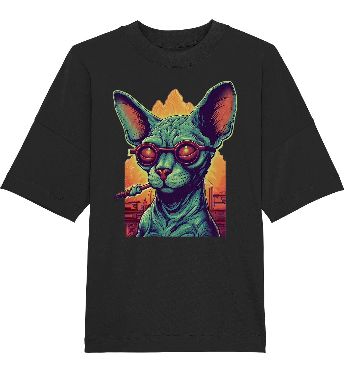 CBC - Sphynx Cat 420 - Organic Oversize Shirt