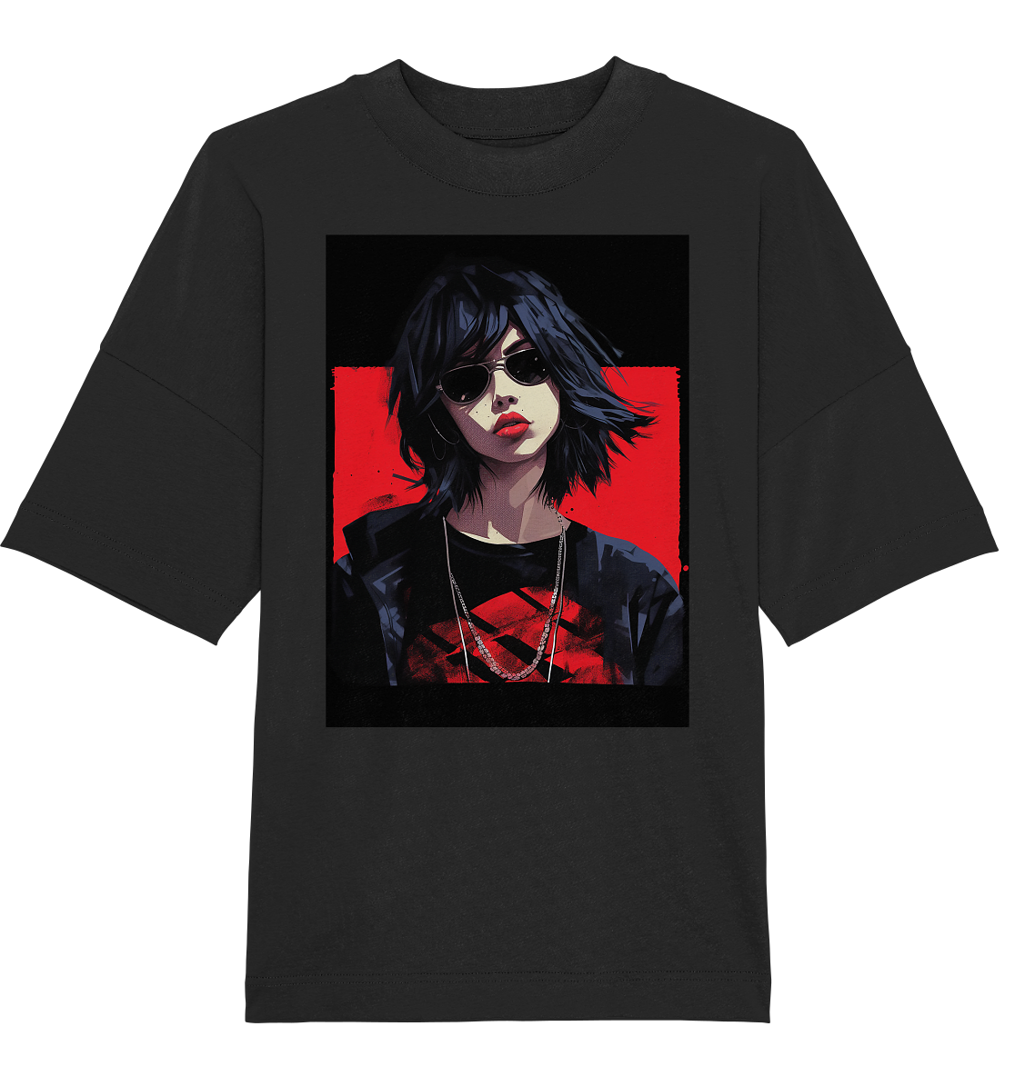 CBC Framed Girl With Sunglasses - Organic Oversize Shirt