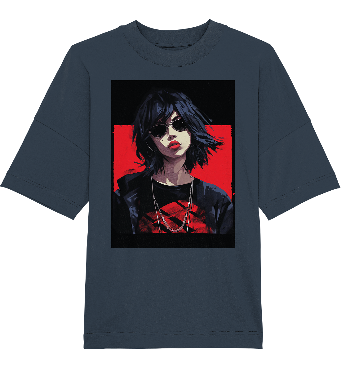 CBC Framed Girl With Sunglasses - Organic Oversize Shirt