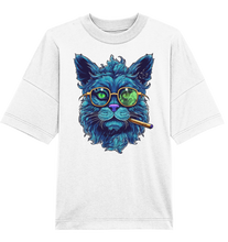 Charger l&#39;image dans la galerie, CBC - Blue Russian Cat 420 - Organic Oversize Shirt
