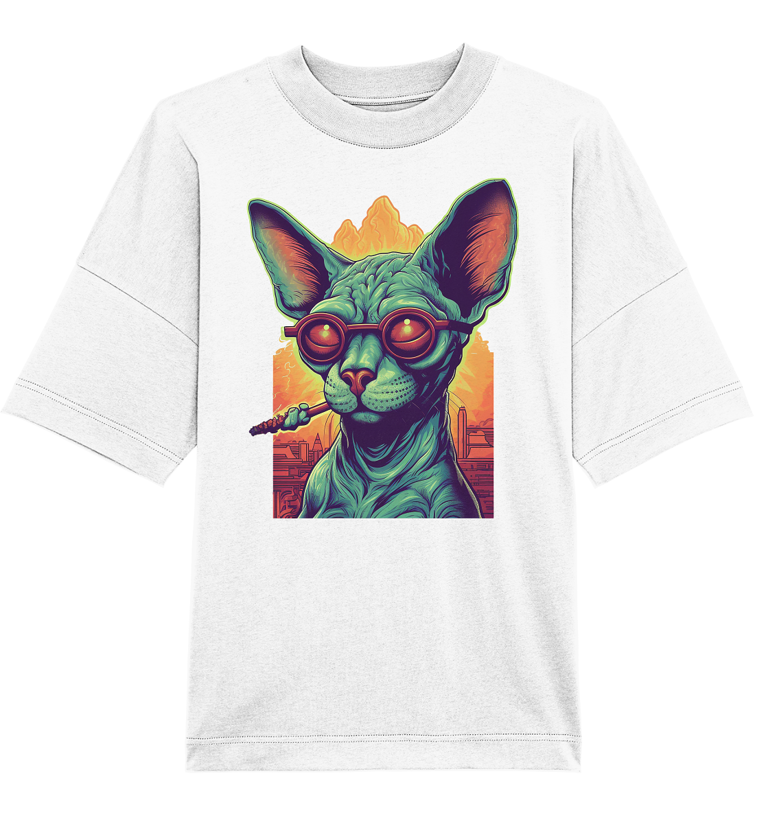 CBC - Sphynx Cat 420 - Organic Oversize Shirt
