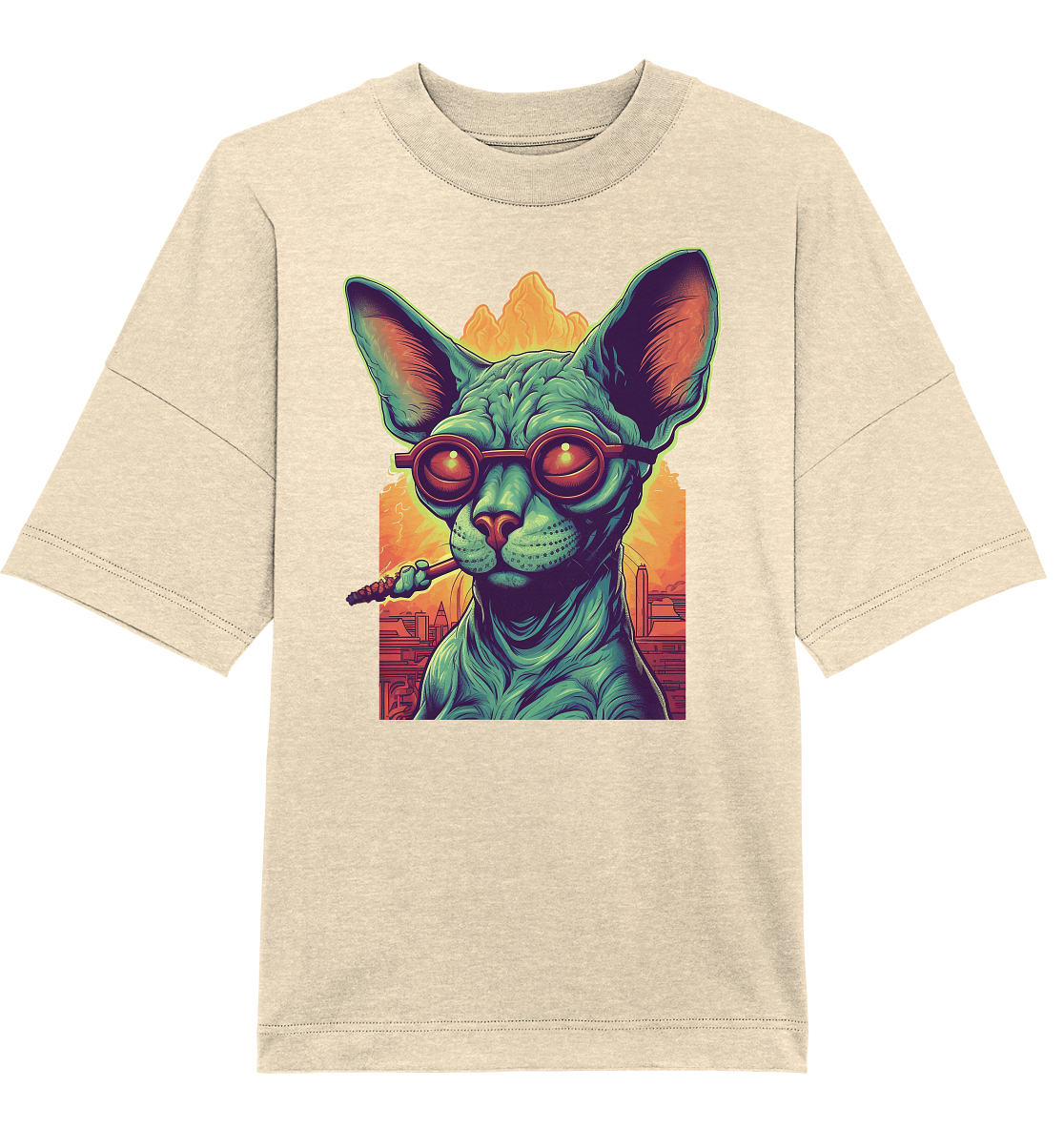 CBC - Sphynx Cat 420 - Organic Oversize Shirt