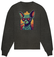 Charger l&#39;image dans la galerie, CBC - Sphynx Cat 420 - Organic Oversize Sweatshirt
