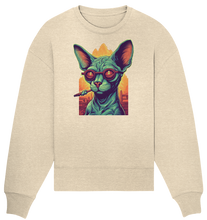 Lade das Bild in den Galerie-Viewer, CBC - Sphynx Cat 420 - Organic Oversize Sweatshirt
