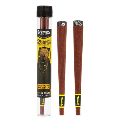 G-Rollz The Dog Terpene Infused Blunt Cones Dutch Blend im luftdichten Glas