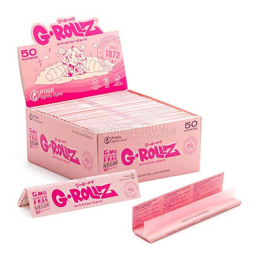 g-rollz-lightly-dyed-pink-50-ks-slim-papers-booklet