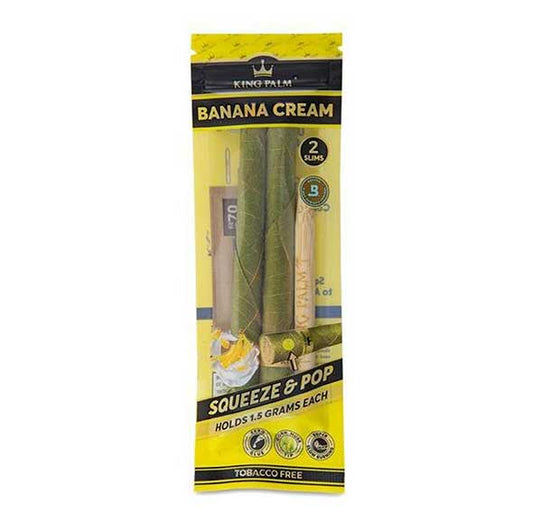 king-palm_slim_pre-rolled_cones_banana_cream_terpene-infused_filters_squeeze-and-pop_luxemburg_luxembourg